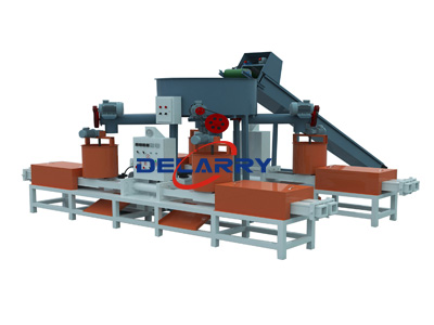 Automatic wood sawdust pallet block making machine