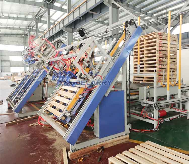 Automatic Euro Wood Pallet Nailing Machine