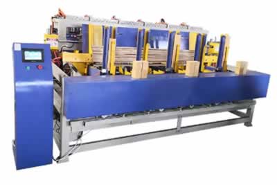 European Wooden Block Pallet Legs Nailing Assembly Machine